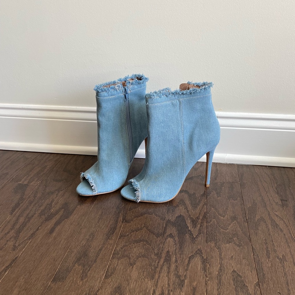 Charlotte Russe Denim Booties